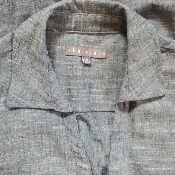 Denim dress with pockets - Picture 9 of 9